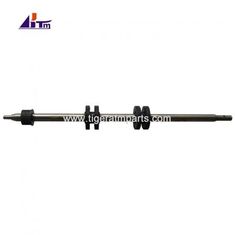 أجزاء أجهزة الصراف الآلي (Wincor Cineo VS Shaft with 2 Black Rubber Rollers 1750200435-117)