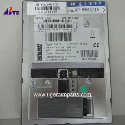 أجزاء أجهزة الصراف الآلي Diebold Nixdorf EPP5 لوحة مفاتيح مع لغات متعددة 49216680717A