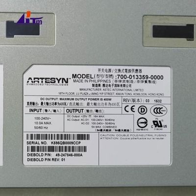 قطع غيار ماكينات الصراف الآلي Diebold 5500 Switching Power Supply 400W 49247846000A