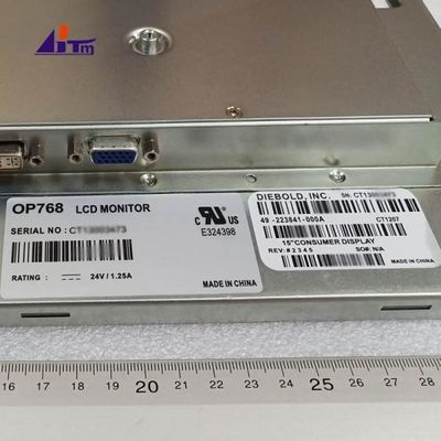 أجزاء أجهزة الصراف الآلي Diebold Opteva شاشة LCD 15' شاشة المستهلك 49223841000A