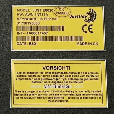 1750193080 01750193080 لوحة مفاتيح Wincor Nixdorf EPP J6 قطع غيار أجهزة الصراف الآلي