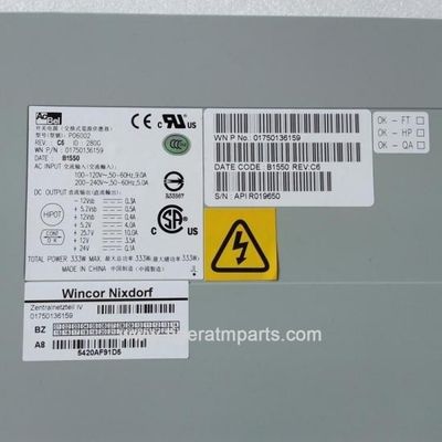 1750136159 Wincor Nixdorf 2050XE PC280 24V إمدادات الطاقة قطع غيار آلات الصراف الآلي