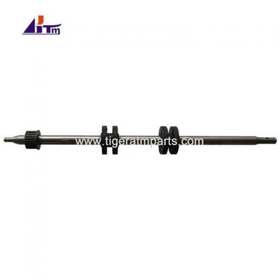 أجزاء أجهزة الصراف الآلي (Wincor Cineo VS Shaft with 2 Black Rubber Rollers 1750200435-117)
