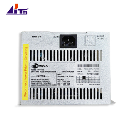 وحدة تزويد الطاقة لوضع التبديل لجهاز الصراف الآلي Genmega G2500 PSU1900 25111871-1